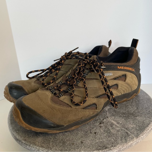 Merrell Chameleon Brown Black Hiking Sneakers Shoes 12